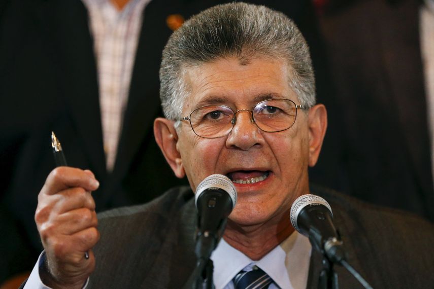 El presidente de la Asamblea Nacional de Venezuela Henry Ramos Allup