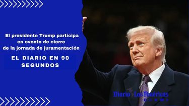 el presidente trump participa en evento de cierre de la jornada de juramentacion