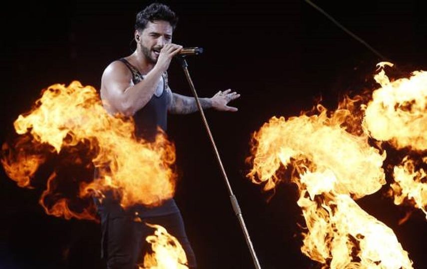 El cantante Maluma.