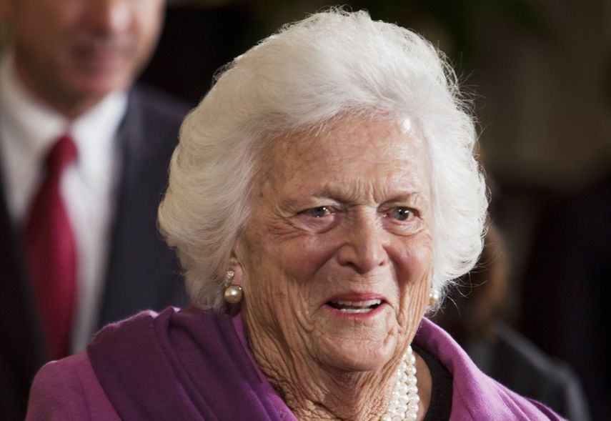 La exprimera dama Barbara Bush. 