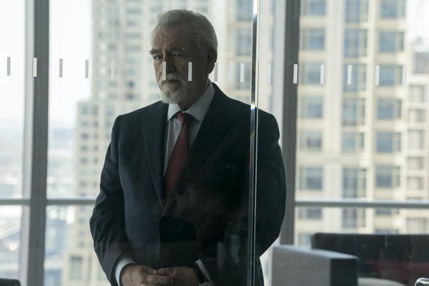 En esta imagen proporcionada por HBO, Brian Cox en una escena de Succession.&nbsp;