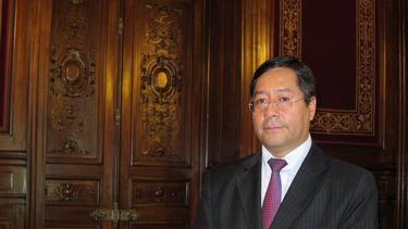 Luis&nbsp;Arce, el candidato a presidente por el partido del expresidente Evo Morales, Movimiento al Socialismo (MAS).&nbsp;