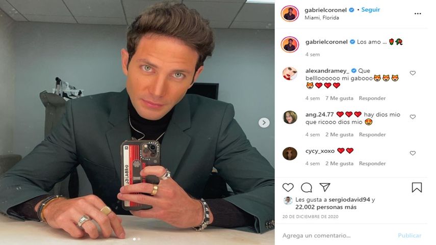 El actor venezolano Gabriel Coronel.&nbsp;