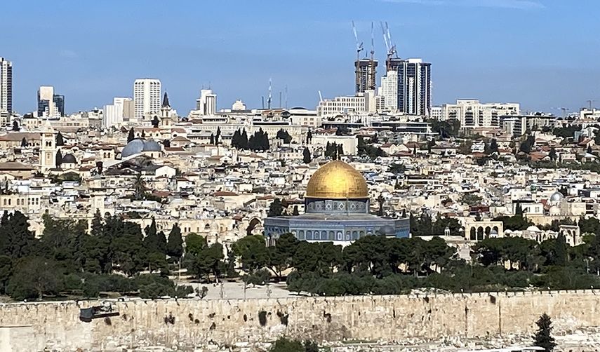 Vista parcial de Jerusalén, Israel.