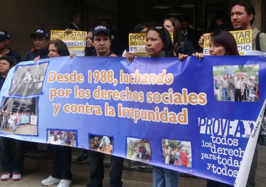 Para Provea, el nuevo estado de exepción suspende las garantías constitucionales para los derechos a libre asociación, reunión, expresión, información y manifestación pacíficas