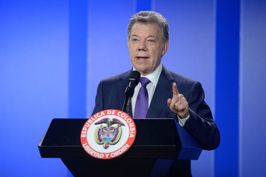 Juan Manuel Santos, presidente de Colombia&nbsp;