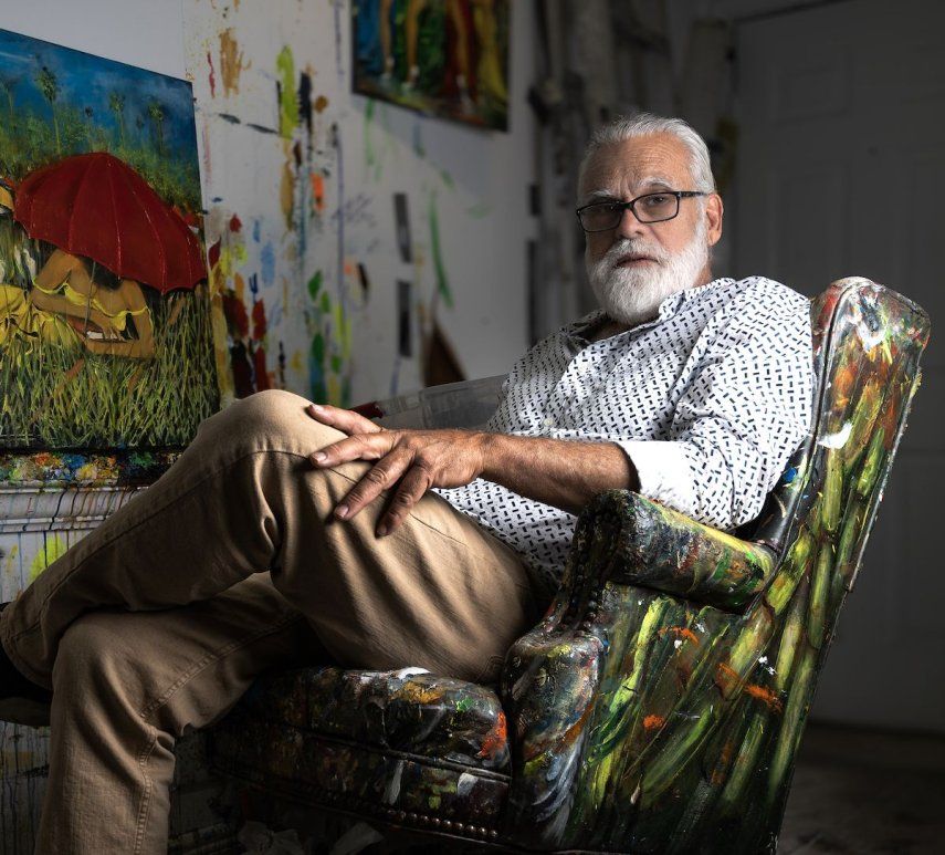 El pintor cubano Humberto Benítez.&nbsp;