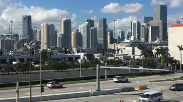 Vista parcial del centro de Miami.