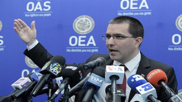 El canciller de Venezuela, Jorge Arreaza.&nbsp;