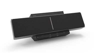 En esta imagen de la empresa Noveto Systems se ve el dispositivo SoundBeamer que emite ondas de sonido directo a la cabeza, sin necesidad de audífonos.&nbsp;