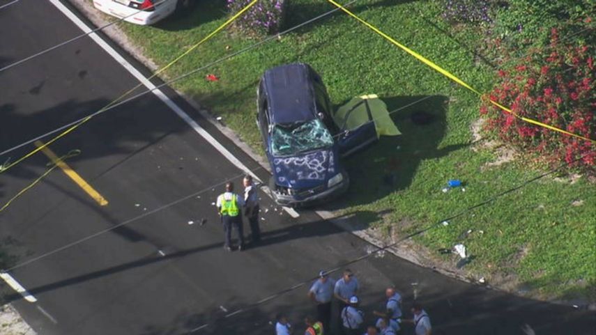 Un SUV fue uno de los vehículos involucrados en el accidente.&nbsp;