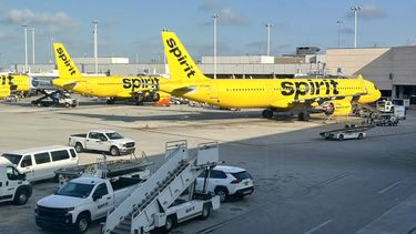 Vista parcial del aeropuerto de Fort Lauderdale, donde la aerolínea Spirit Airlines ofrecía su mayor servicio.