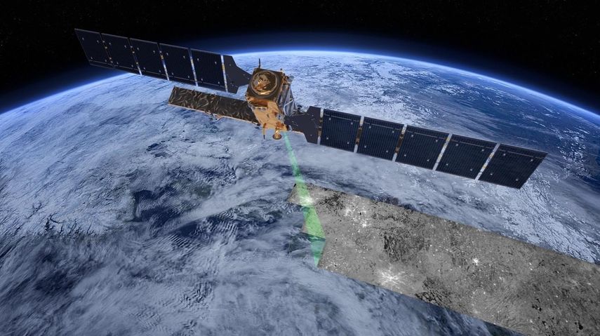 Sat&eacute;lite Sentinel 1. &nbsp;