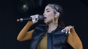 Paloma Mami durante su presentación en el Coca-Cola Flow Fest en la Ciudad de México el 27 de noviembre de 2021.