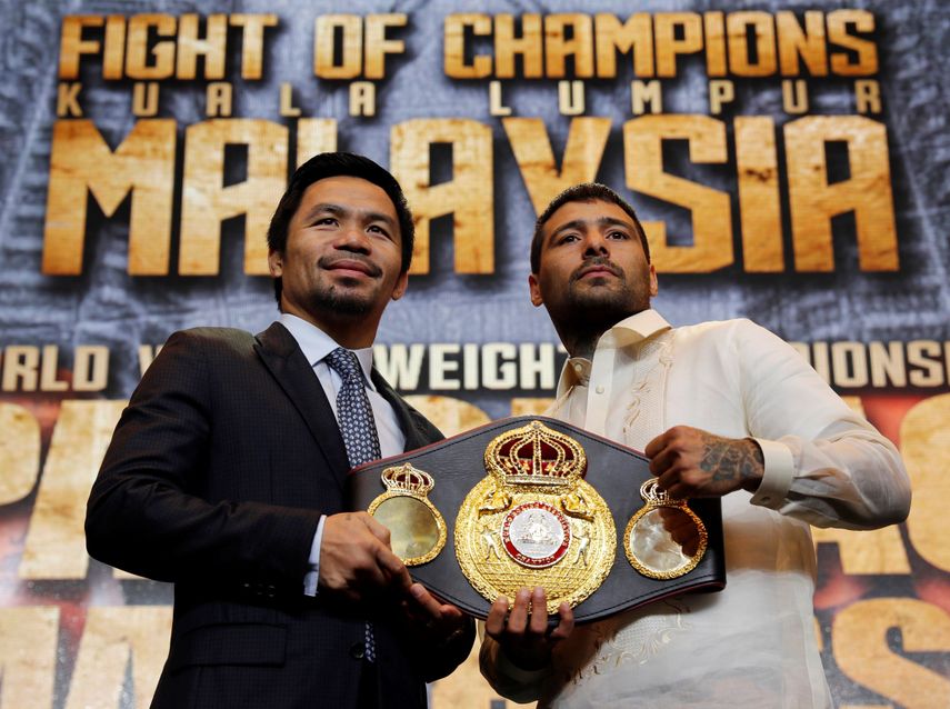 El argentino defenderá su título de campeón welter de la Asociación Mundial de Boxeo (AMB).