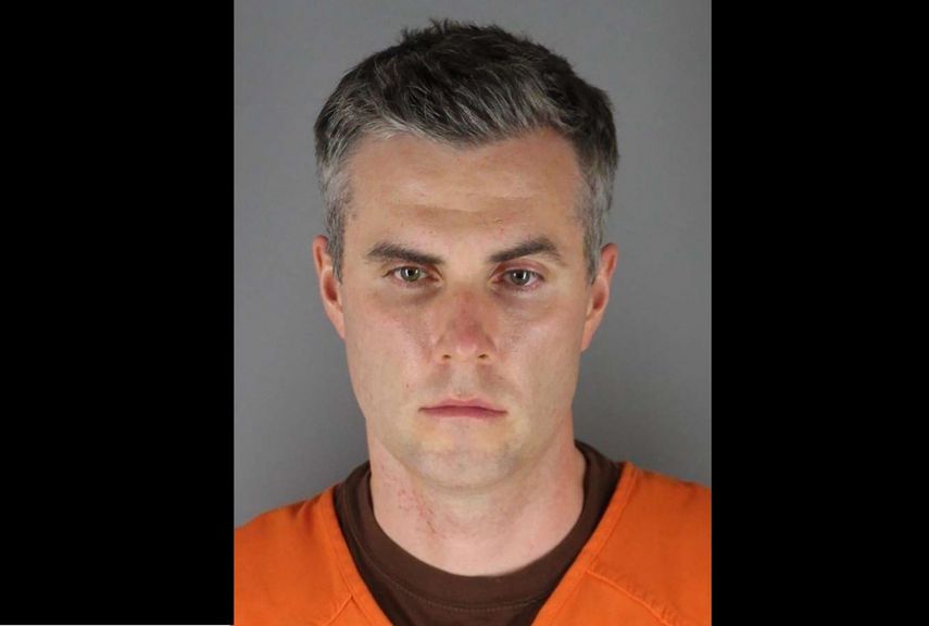 Foto del agente de policía Thomas Lane, 3 de junio de 2020, distribuida por la comisaría del condado de Hennepin, Minnesota.&nbsp;&nbsp;