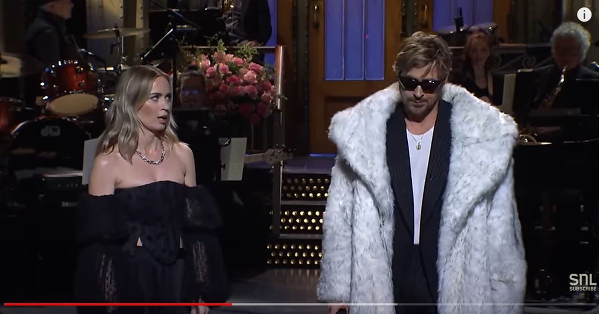 Ryan Gosling y Emily Blunt sorprenden con especial en SNL