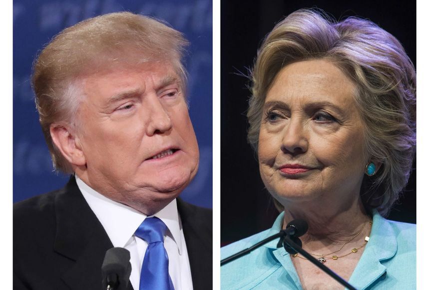 El candidato republicano Donald Trump y&nbsp;Hillary Clinton, candidata demócrata.