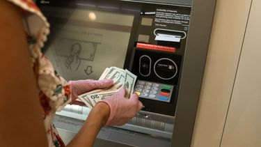 Un cajero automático en uno de los bancos de Estados Unidos.