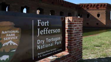 El Parque Nacional Dry Tortugas, Florida.