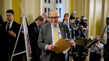 El líder de la minoría en el Senado de Estados Unidos Chuck Schumer. El líder de la minoría en el Senado de Estados Unidos Chuck Schumer.