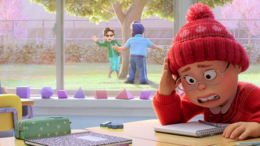 Escena de la nueva película animada de Disney Pixar, Turning Red.&nbsp;