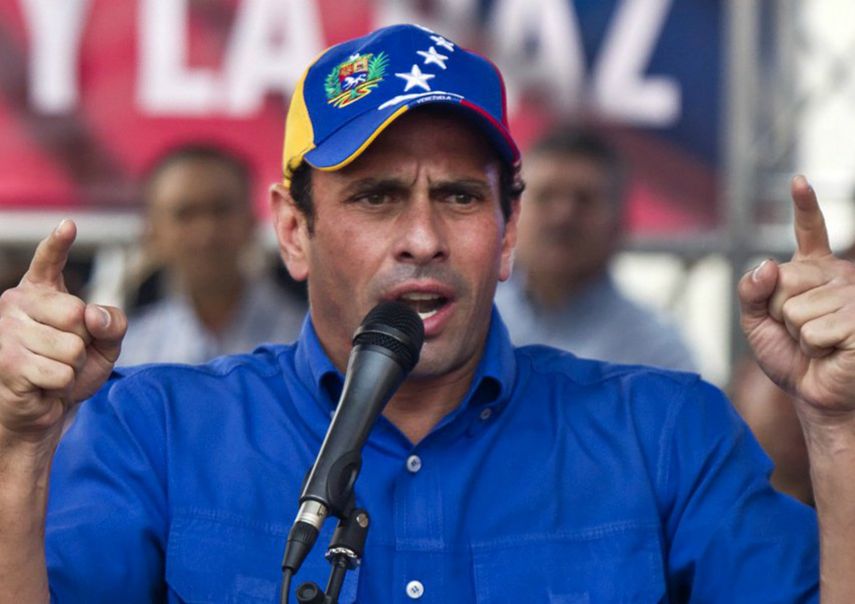 Capriles ha dicho que Rodríguez Zapatero no está en Venezuela para buscar una solución sino para resolver la crisis que está viviendo el Gobierno