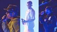 Artistas ensayan para la ceremonia de los Latin AMAs 2023, que se llevará a cabo este jueves, 20 de abril, en el MGM Grand Arena en Las Vegas.
