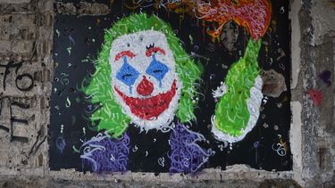 Un graffiti dedicado al Joker en Beirut, L&iacute;bano.&nbsp;