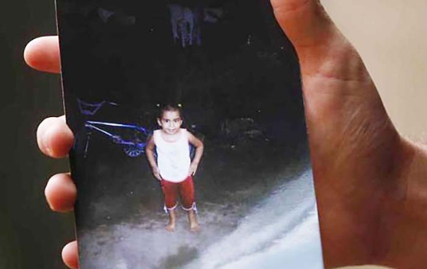Fotografía de la niña de seis años, Jenifer Abigaíl Rámos, raptada y asesinada en Tecoluca, El Salvador. (CORTESÍA) 
