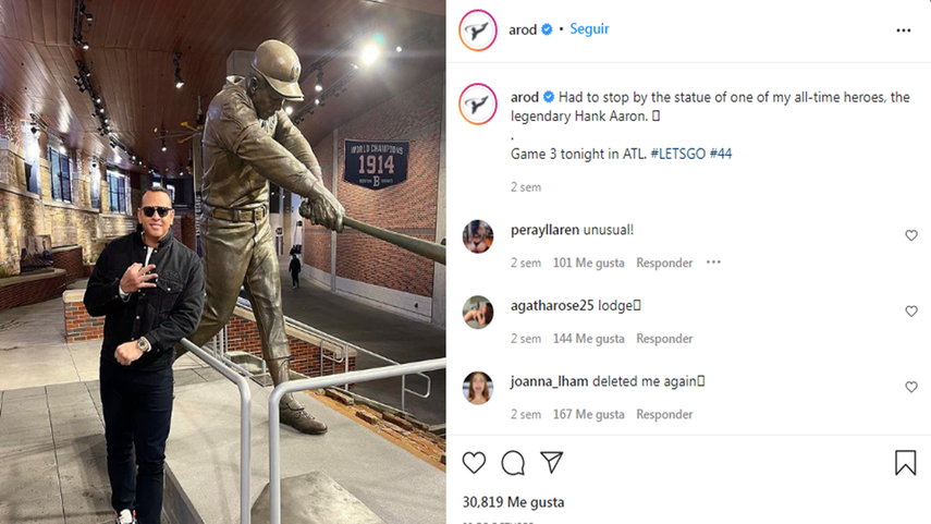 Alex Rodríguez sigue adelante luego de rompimiento con JLO