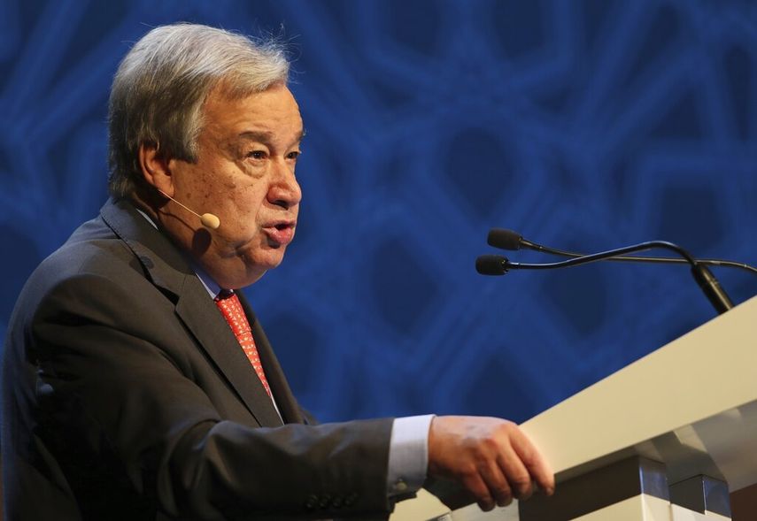 El secretario general de la ONU, Antonio Guterres.