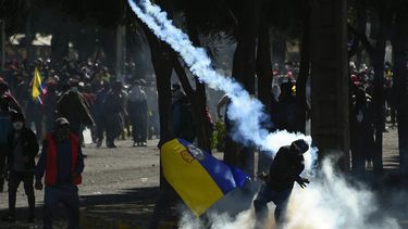 Fuertes enfrentamientos en Quito.&nbsp;