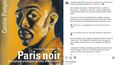 Flyer de la exposición Paris Noir.