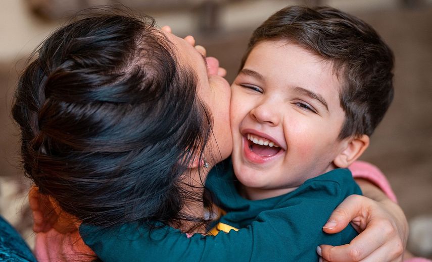 La sonrisa de un niño no tiene precio.