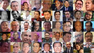 Trabajadores de prensa de las Am&eacute;ricas que, en el ejercicio de su profesi&oacute;n, han perdido la vida debido al COVID-19 en el &uacute;ltimo semestre.