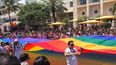 Un carnaval se vivió en Miami Beach con motivo del desfile del Orgullo Gay.&nbsp;