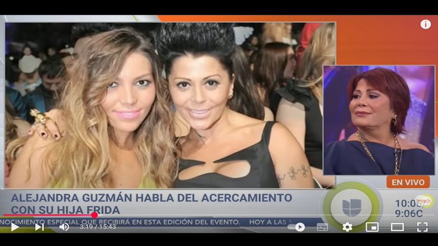 Alejandra Guzmán y su hija, Frida Sofía.