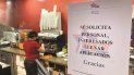 Un aviso anuncia disponibilidad de plazas. Un aviso anuncia disponibilidad de plazas.