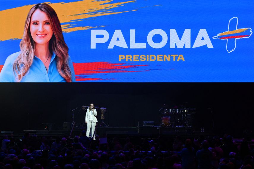 La candidata a la Presidencia de Colombia, Paloma Valencia.&nbsp;