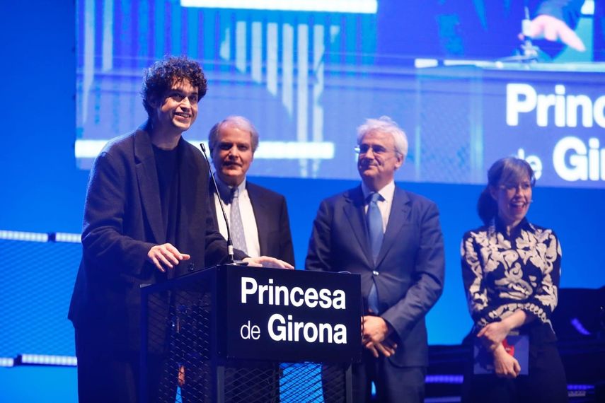 El arquitecto Manuel Bouzas recoge el Premio Princesa de Girona de Artes 2025 en Almería.