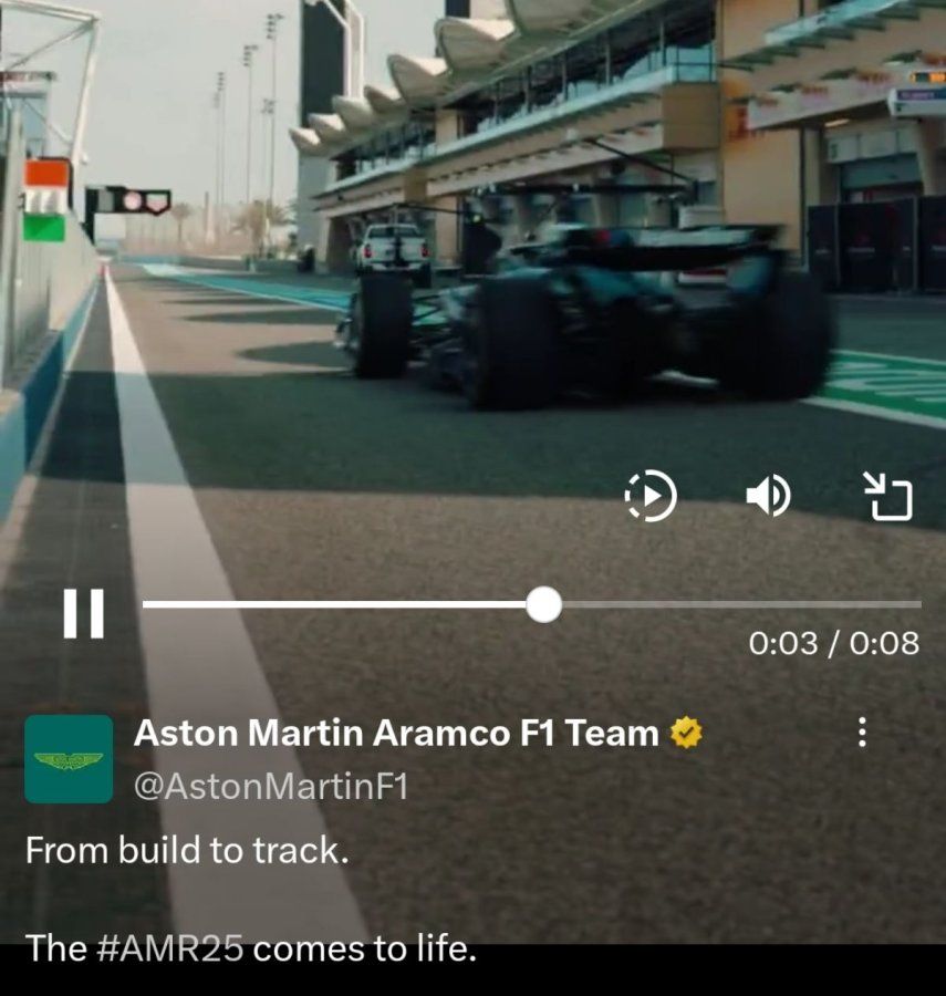 Trailer oficial de la presentación del AMR25 de Aston Martin