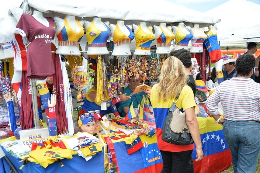 Venezolanos celebraron su Independencia en el parque JC Bermúdez en Doral (ALVARO MATA)