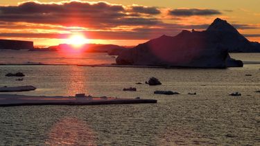 Imagen de la costa antártica.