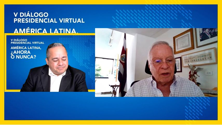 El expresidente de &nbsp;Costa Rica Miguel Ángel Rodríguez.