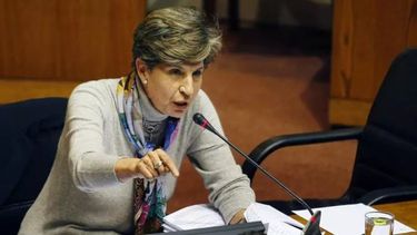 Senadora chilena Isabel Allende da discurso en el Congreso