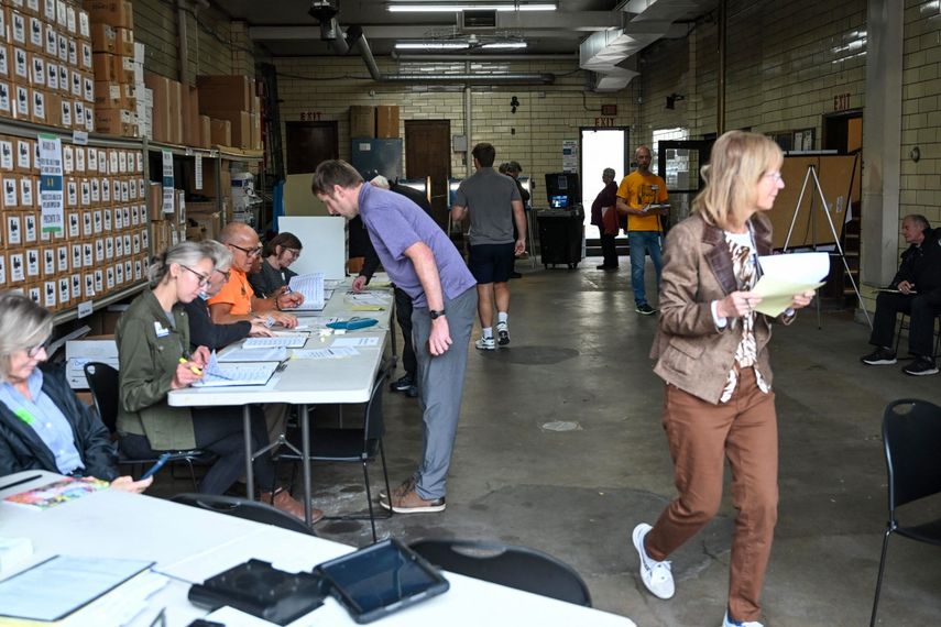 Elecciones presidenciales 2024 en EEUU (Milwaukee, Wisconsin).