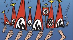 Parte de la portada de Charlie Hebdo.