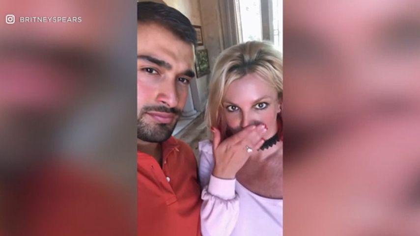 Britney Spears y Sam Asghari