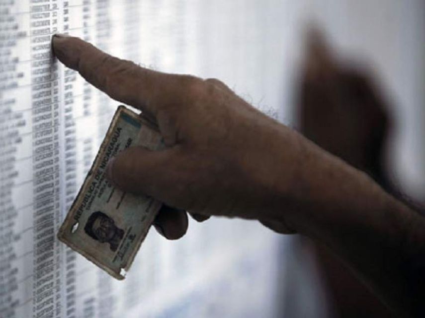 La intención de voto es favorable en un 63,7 por ciento al gobernante Frente Sandinista (CORTESÍA) 